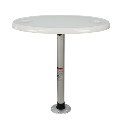 Springfield Marine Springfield Thread-Lock Electrified Oval Table Package w/LED Lights USB Ports 1691227-L1